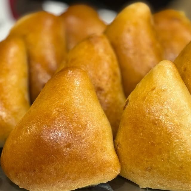 Freshly baked buns