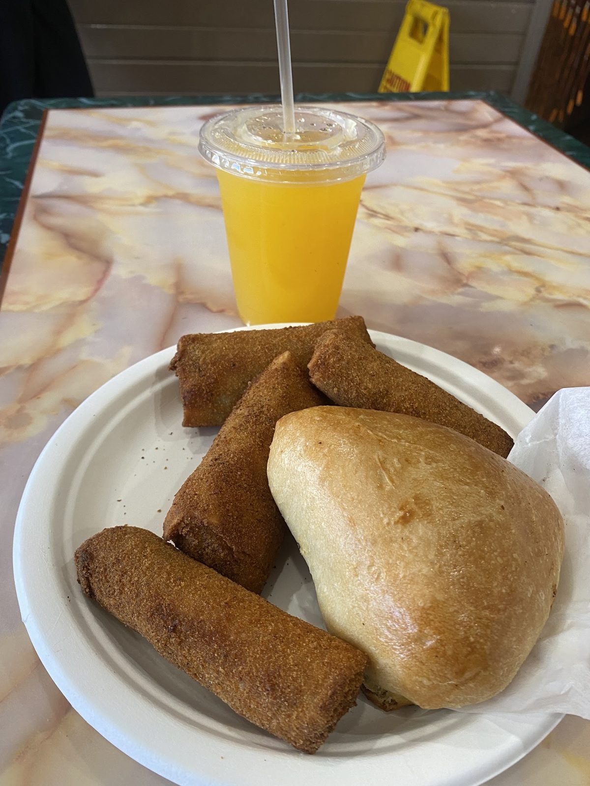 Short eats with fresh juice